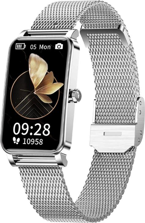 smartwatch dames zilver